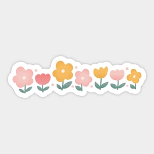 Cute flowers Sticker